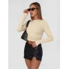 imageAUTOMET 3 Pack Womens Long Sleeve T Shirts Fall Fashion Basic Going Out Crop Tops Slim Fitted Winter Clothes 2025Black white apricot