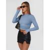 imageAUTOMET 3 Pack Womens Long Sleeve T Shirts Fall Fashion Basic Going Out Crop Tops Slim Fitted Winter Clothes 2025Black white blue Gray