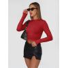 imageAUTOMET 3 Pack Womens Long Sleeve T Shirts Fall Fashion Basic Going Out Crop Tops Slim Fitted Winter Clothes 2025Black white red