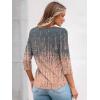 imageAUTOMET 34 Length Sleeve Womens Tops Lace Business Dressy Casual Blouses Spring Summer Fall Trendy Cute Work T ShirtsGrey Tie Dye