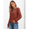 imageAUTOMET Long Sleeve Henley Shirts Womens Business Casual Lightweight Tunic Sweater TopsMaple