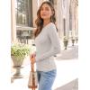 imageAUTOMET Long Sleeve Shirts Basic TopsAlmond