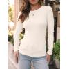 imageAUTOMET Long Sleeve Shirts Basic TopsBeige