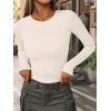 imageAUTOMET Long Sleeve Shirts Basic TopsBeige
