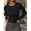 imageAUTOMET Long Sleeve Shirts Basic TopsBlack