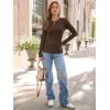 imageAUTOMET Long Sleeve Shirts Basic TopsBrown