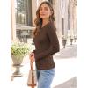 imageAUTOMET Long Sleeve Shirts Basic TopsBrown