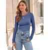 imageAUTOMET Long Sleeve Shirts Basic TopsDusty Blue