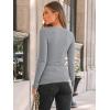 imageAUTOMET Long Sleeve Shirts Basic TopsGrey
