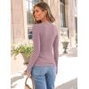 imageAUTOMET Long Sleeve Shirts Basic TopsGrey Pink