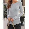 imageAUTOMET Long Sleeve Shirts Basic TopsHeather Grey