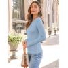 imageAUTOMET Long Sleeve Shirts Basic TopsLight Blue