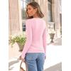 imageAUTOMET Long Sleeve Shirts Basic TopsLight Pink
