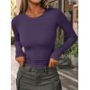 imageAUTOMET Long Sleeve Shirts Basic TopsPurple