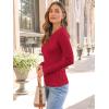 imageAUTOMET Long Sleeve Shirts Basic TopsRed