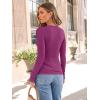 imageAUTOMET Long Sleeve Shirts Basic TopsRose Red