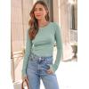 imageAUTOMET Long Sleeve Shirts Basic TopsSage Green