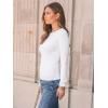 imageAUTOMET Long Sleeve Shirts Basic TopsWhite