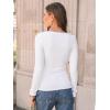 imageAUTOMET Long Sleeve Shirts Basic TopsWhite