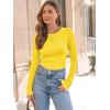 imageAUTOMET Long Sleeve Shirts Basic TopsYellow