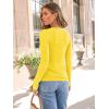 imageAUTOMET Long Sleeve Shirts Basic TopsYellow