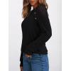 imageAUTOMET Long Sleeve Shirts Womens Lace Lightweight Sweaters Fall Business Dressy Casual TopsBlack