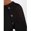 imageAUTOMET Long Sleeve Shirts Womens Lace Lightweight Sweaters Fall Business Dressy Casual TopsBlack