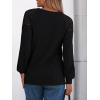 imageAUTOMET Long Sleeve Shirts Womens Lace Lightweight Sweaters Fall Business Dressy Casual TopsBlack