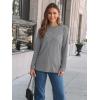 imageAUTOMET Long Sleeve Shirts for Women Basic Business Casual Tops Work Clothes 2025 Fall Fashion OutfitsGrey