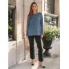 imageAUTOMET Long Sleeve Shirts for Women Basic Business Casual Tops Work Clothes 2025 Fall Fashion OutfitsNavy