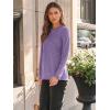 imageAUTOMET Long Sleeve Shirts for Women Basic Business Casual Tops Work Clothes 2025 Fall Fashion OutfitsPurple