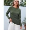 imageAUTOMET Long Sleeve Shirts for Women Business Casual Tops Fall Fashion Clothes Workout Plus Size Teacher Winter Outfits 202501armygreen