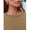 imageAUTOMET Long Sleeve Shirts for Women Business Casual Tops Fall Fashion Clothes Workout Plus Size Teacher Winter Outfits 202501coffee