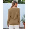 imageAUTOMET Long Sleeve Shirts for Women Business Casual Tops Fall Fashion Clothes Workout Plus Size Teacher Winter Outfits 202501coffee