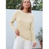 imageAUTOMET Long Sleeve Shirts for Women Business Casual Tops Fall Fashion Clothes Workout Plus Size Teacher Winter Outfits 202501cream