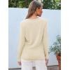 imageAUTOMET Long Sleeve Shirts for Women Business Casual Tops Fall Fashion Clothes Workout Plus Size Teacher Winter Outfits 202501cream