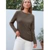 imageAUTOMET Long Sleeve Shirts for Women Business Casual Tops Fall Fashion Clothes Workout Plus Size Teacher Winter Outfits 202501darkcoffee