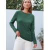 imageAUTOMET Long Sleeve Shirts for Women Business Casual Tops Fall Fashion Clothes Workout Plus Size Teacher Winter Outfits 202501darkgreen