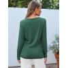 imageAUTOMET Long Sleeve Shirts for Women Business Casual Tops Fall Fashion Clothes Workout Plus Size Teacher Winter Outfits 202501darkgreen