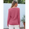 imageAUTOMET Long Sleeve Shirts for Women Business Casual Tops Fall Fashion Clothes Workout Plus Size Teacher Winter Outfits 202501hotpink