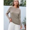 imageAUTOMET Long Sleeve Shirts for Women Business Casual Tops Fall Fashion Clothes Workout Plus Size Teacher Winter Outfits 202501khaki