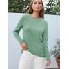 imageAUTOMET Long Sleeve Shirts for Women Business Casual Tops Fall Fashion Clothes Workout Plus Size Teacher Winter Outfits 202501lightgreen
