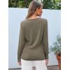 imageAUTOMET Long Sleeve Shirts for Women Business Casual Tops Fall Fashion Clothes Workout Plus Size Teacher Winter Outfits 202501olive