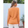 imageAUTOMET Long Sleeve Shirts for Women Business Casual Tops Fall Fashion Clothes Workout Plus Size Teacher Winter Outfits 202501orange