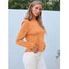 imageAUTOMET Long Sleeve Shirts for Women Business Casual Tops Fall Fashion Clothes Workout Plus Size Teacher Winter Outfits 202501orange