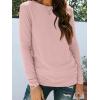 imageAUTOMET Long Sleeve Shirts for Women Business Casual Tops Fall Fashion Clothes Workout Plus Size Teacher Winter Outfits 202501pink