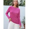 imageAUTOMET Long Sleeve Shirts for Women Business Casual Tops Fall Fashion Clothes Workout Plus Size Teacher Winter Outfits 202501rosered