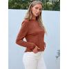 imageAUTOMET Long Sleeve Shirts for Women Business Casual Tops Fall Fashion Clothes Workout Plus Size Teacher Winter Outfits 202501rust