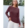 imageAUTOMET Long Sleeve Shirts for Women Business Casual Tops Fall Fashion Clothes Workout Plus Size Teacher Winter Outfits 202501wine Red