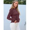 imageAUTOMET Long Sleeve Shirts for Women Business Casual Tops Fall Fashion Clothes Workout Plus Size Teacher Winter Outfits 202501wine Red